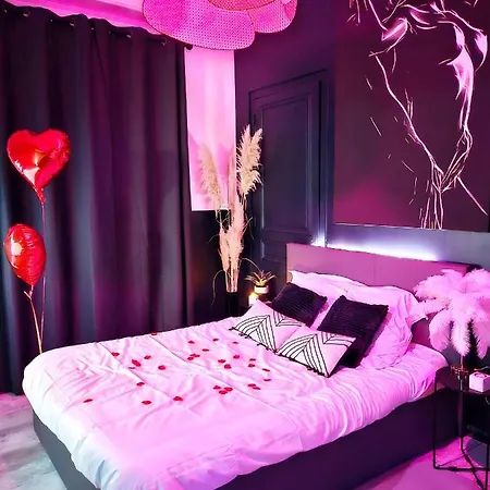 Suite Passion - Jacuzzi Prive - Table Massage Saint-Etienne (Loire)
