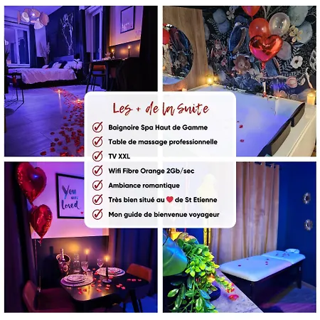 Suite Passion - Jacuzzi Prive - Table Massage Appartement Saint-Etienne (Loire)