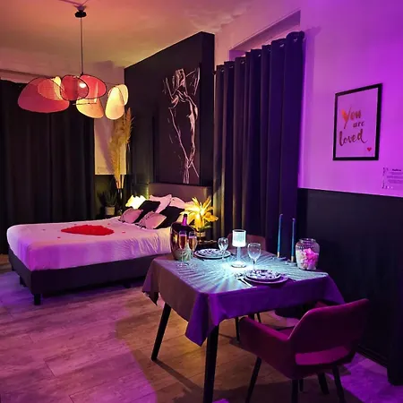 Apartment Suite Passion - Jacuzzi Prive - Table Massage Saint-Etienne (Loire)
